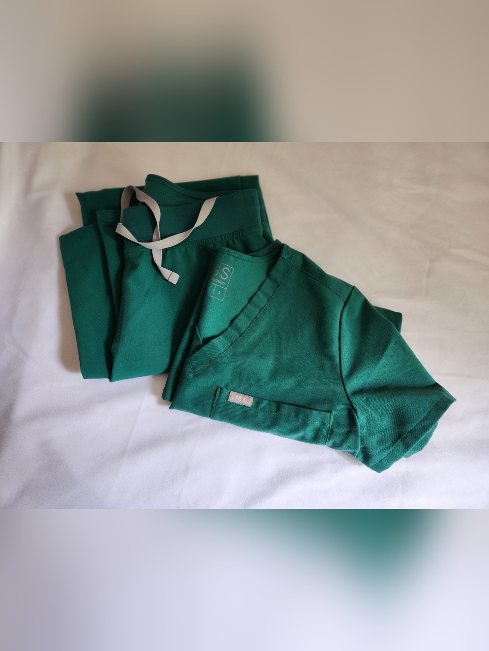 XS/S Hunter Green FIGS Set